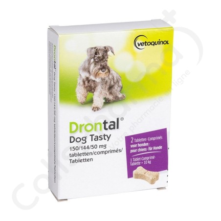 Drontal Dog Tasty - 2 comprimés Drontal Dog Tasty - 2 comprimés