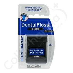 Elgydium Clinic DentalFloss Black - 50 m
