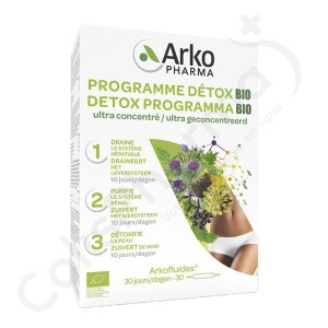 Arkofluide Detox Programma 30 Dagen - 30 ampullen
