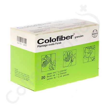 Colofiber - 20 sachets de 7 g de granulés