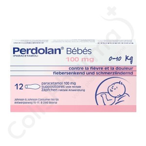 Perdolan Baby 100 mg - 12 zetpillen