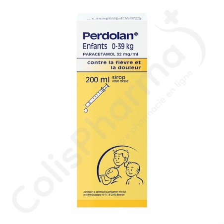 Perdolan Enfants 32 mg/ml - Sirop 200 ml Perdolan Enfants 32 mg/ml - Sirop 200 ml