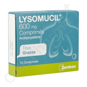 Lysomucil 600 mg - 10 comprimés