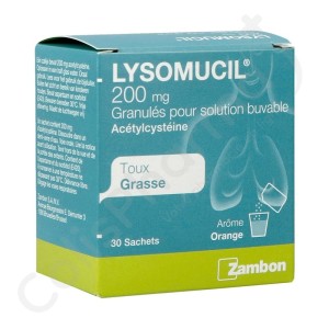 Lysomucil 200 mg - 30 sachets