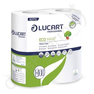 Lucart Eco 2 papieren handdoeken - 2 rollen