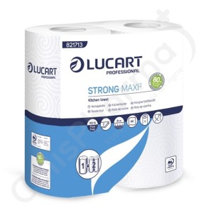 Lucart Strong 2 papieren handdoeken - 2 rollen