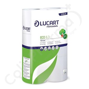 Papier toilette Lucart Eco 6.3 - 6 rouleaux