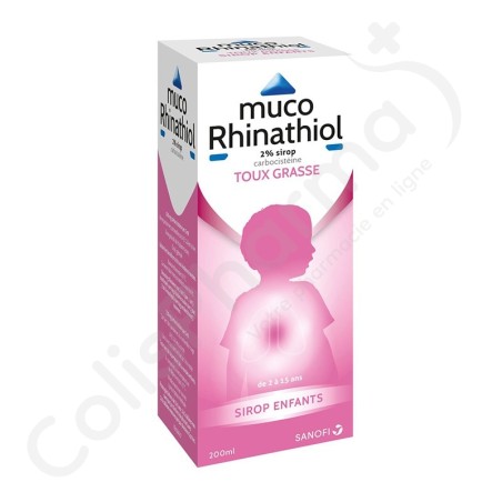 Muco Rhinathiol 2% Vette Hoest - Siroop kinderen 200 ml