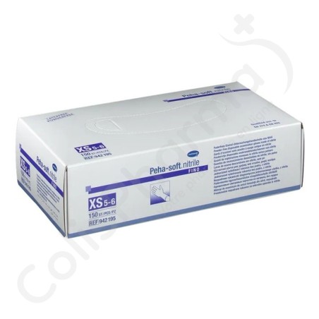 Handschoenen Peha-Soft Nitril Fino XS - 150 handschoenen