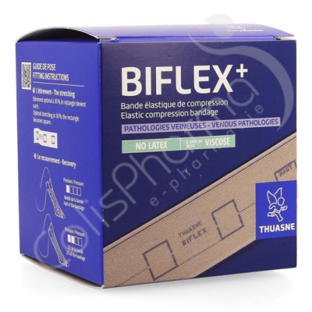 Thuasne Biflex 16+ Stretch Pratic - Beige - 8 cm x 3 m