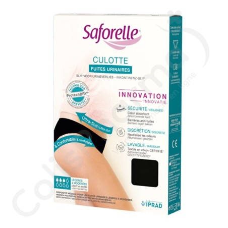 Saforelle Culotte pour fuites urinaires - Taille 44 - 1 culotte Saforelle Culotte pour fuites urinaires - Taille 44 - 1 culotte