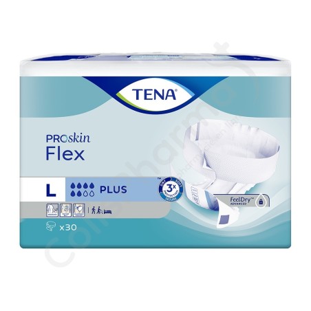 Tena Flex Plus Large - 30 changes avec ceinture