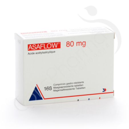 Asaflow 80 mg - 168 comprimés gastro-résistants