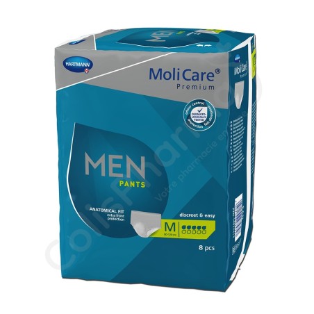 Molicare Men Pants 5 Gouttes Medium - 8 pants