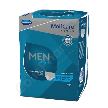 Molicare Men Pants 7 Gouttes Medium - 8 pants