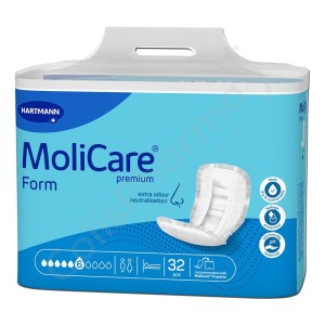 Molicare Form 6 Druppels - 32 anatomische inleggers