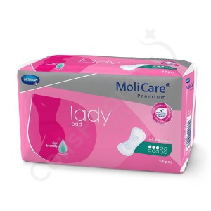 Molicare Lady Pad 3 Gouttes - 14 protections anatomiques