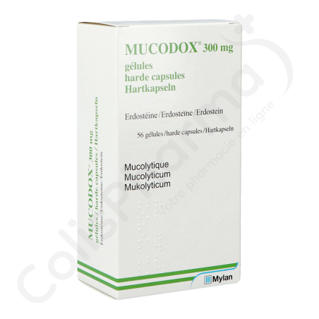 Mucodox 300 mg  - 56 gélules