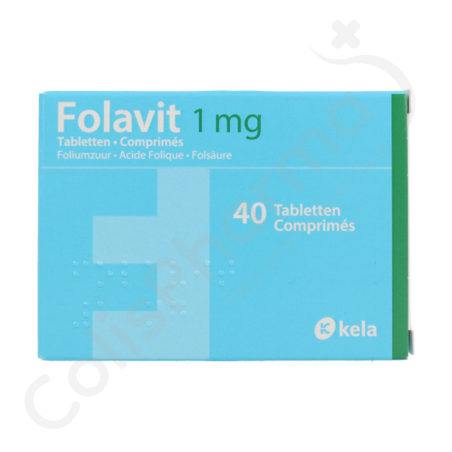 Folavit 1 mg - 40 comprimés Folavit 1 mg - 40 comprimés