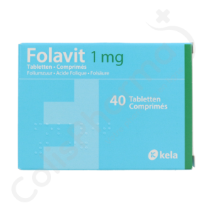 Folavit 1 mg - 40 comprimés