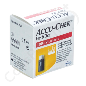 Accu-Chek FastClix - 102 lancetten