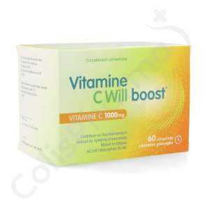 Vitamine C Will Boost - 60 comprimés à libération prolongée