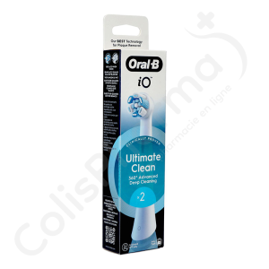 Oral-B iO Ultimate Clean - 2 têtes de brosse à dents