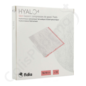 Hyalo 4 Skin Compresse de gaze 10 x 10 cm - 10 pièces