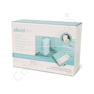 Sacs pour poubelle 26 litres Janibell Akord Slim - 2 rouleaux