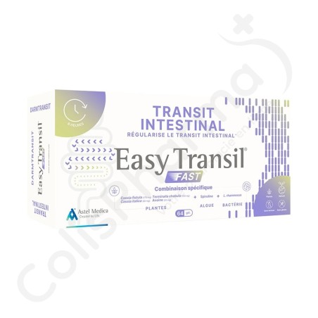 Easy-Transil Fast Transit Intestinal - 64 gélules