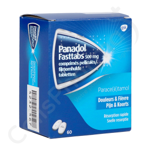 Panadol Fasttabs 500 mg - 60 comprimés