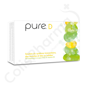 Pure D - 90 comprimés à croquer