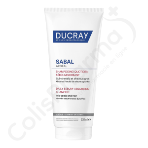Ducray Sabal Argeal Shampooing Sébo-Absorbant - 200 ml