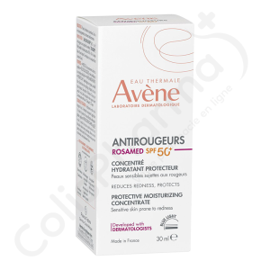 Avène Antirougeurs Crème Hydratante Apaisante SPF 50+ - 30 ml