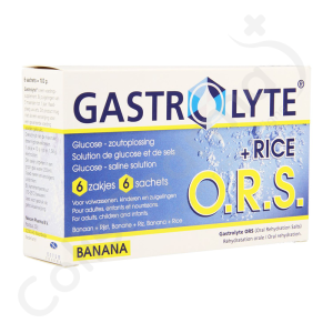Gastrolyte O.R.S - 6 sachets de 102 g