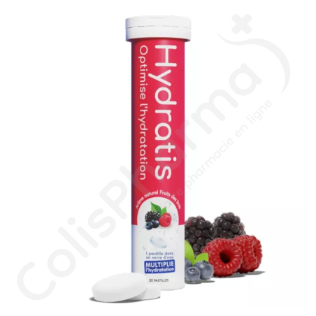 Hydratis Fruits des Bois - 20 comprimés effervescents Hydratis Fruits des Bois - 20 comprimés effervescents