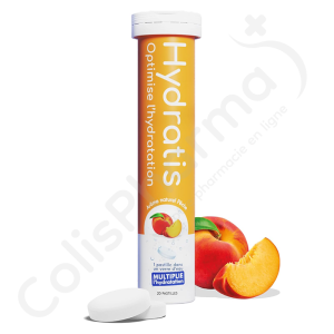 Hydratis Perzik - 20 bruistabletten