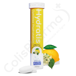 Hydratis Citron & Fleurs de Sureau - 20 comprimés effervescents