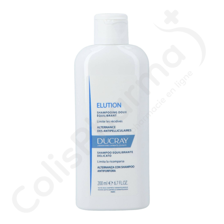 Ducray Elution Shampooing Doux Rééquilibrant - 200 ml Ducray Elution Shampooing Doux Rééquilibrant - 200 ml