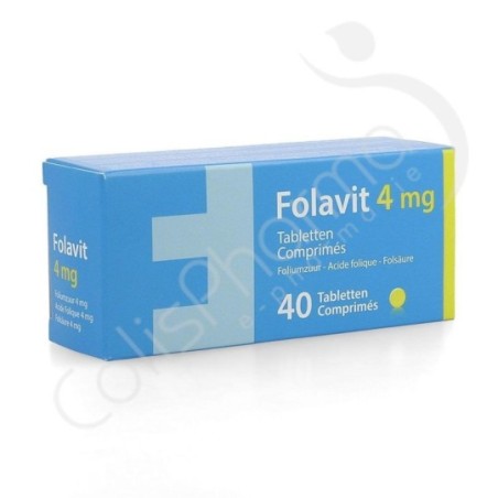 Folavit 4 mg - 40 comprimés