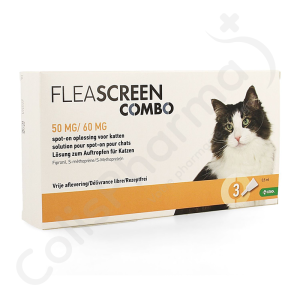 Fleascreen Combo 50mg/60mg - 3 pipettes