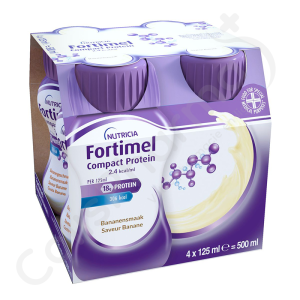Fortimel Compact Protein 2.4 kcal Banaan - 4x125 ml