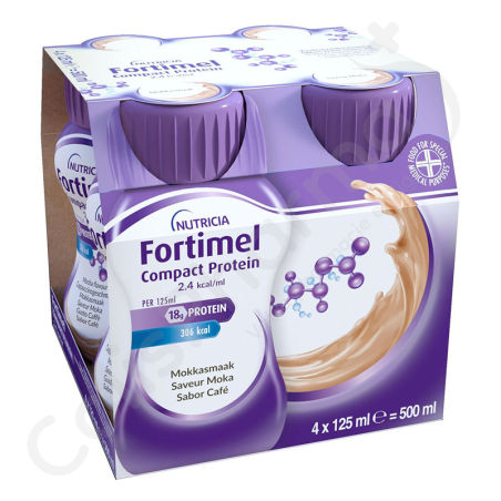 Fortimel Compact Protein 2.4 kcal Mokka - 4x125 ml