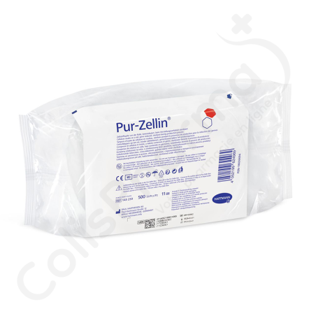 Pure Zellin Rol Deppers 4 x 5 cm - 500 stuks
