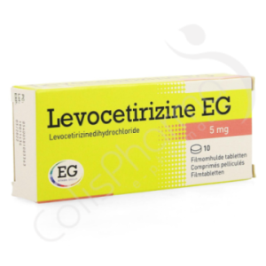 Levocetirizine EG 5 mg - 10 comprimés