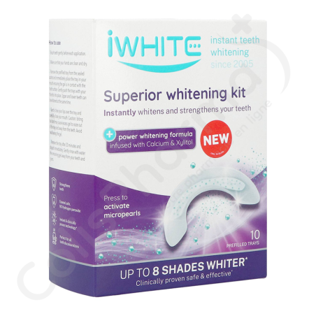 iWhite Superior Whitening Kit - 10 pièces