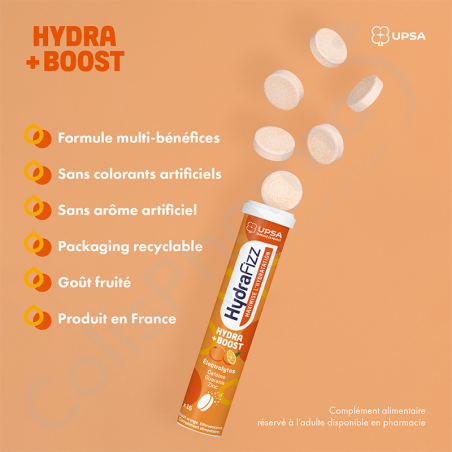 HydraFizz Boost Hydratation - 16 comprimés effervescents