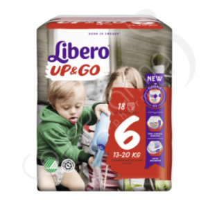 Libero Up & Go 6 - 13 à 20 kg - 20 langes bébé