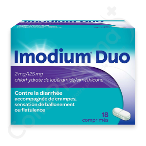 Imodium Duo 2 mg - 18 comprimés