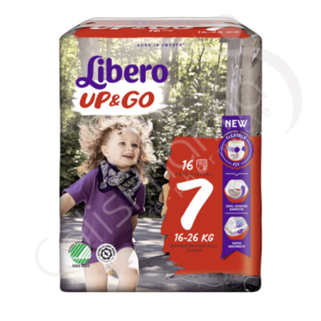 Libero Up & Go 7 - 16 à 26 kg - 18 langes bébé